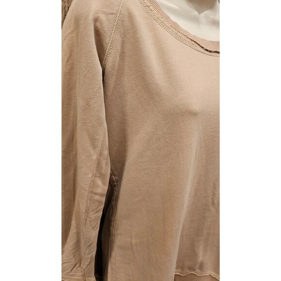 Boston proper sz S neutral raglan slub long sleeve minimalist tunic sweater top - Picture 4 of 8